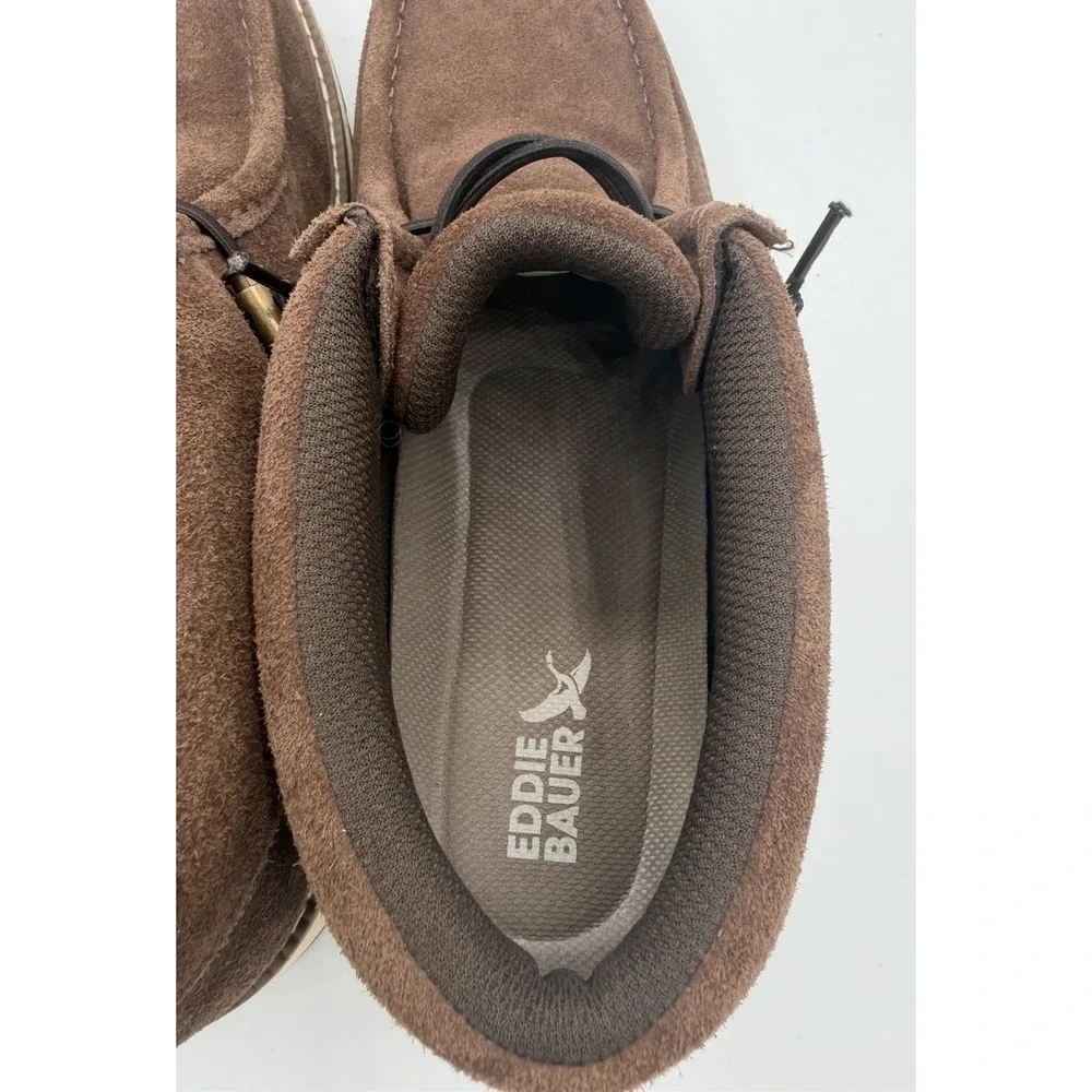 Eddie Bauer Mens Chukka Boots Brown Suede Size 12 M